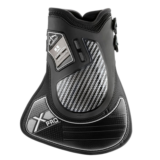 Show jumping fetlock boots with double ventilation