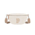 Casual corduroy belt bag with distinctive bouclé detail