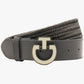 Cavalleria Toscana Logo belt in dark grey