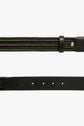 Cavalleria Toscana equestrian belt in dark grey