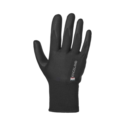 Comfortable grip equestrian gloves for handling stable equipment