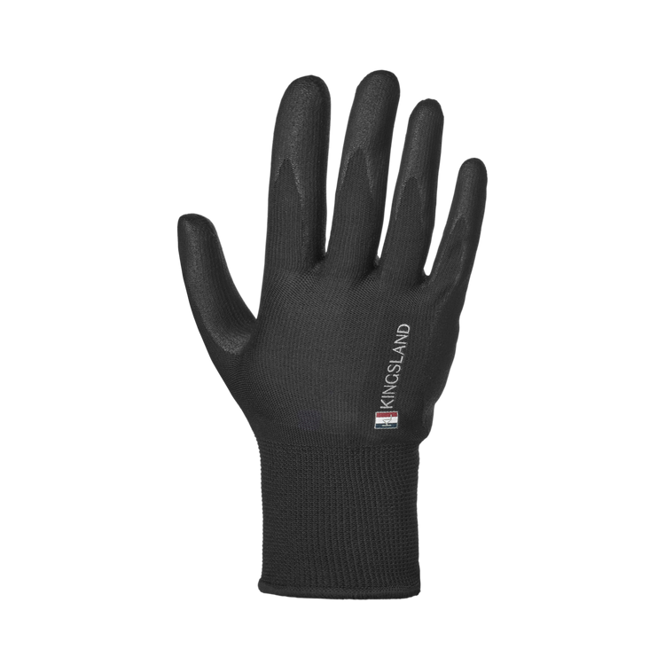 Comfortable grip equestrian gloves for handling stable equipment