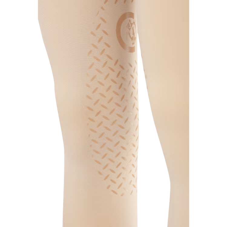 Comfortable junior horse riding tights for riding and stable activities.