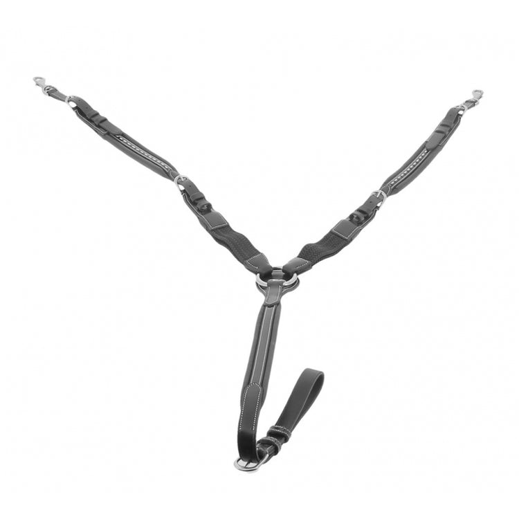Convertible horse breastplate for use in two different configurations.