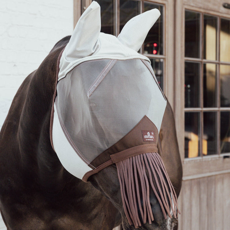 mesh fly mask