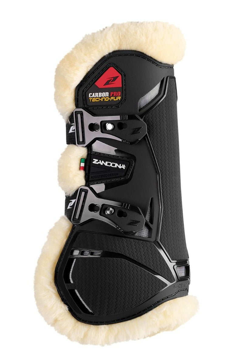 Fur lined tendon boots