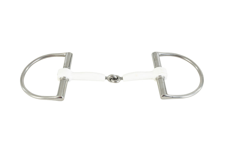 soft plastic D-ring bit for young horses
