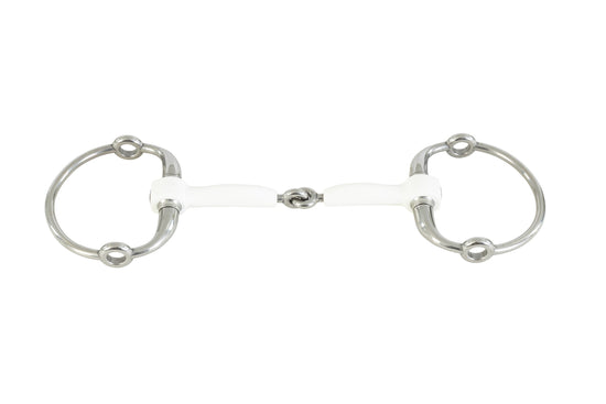 soft plastic gag bit for horses behind the bit