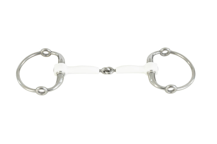 soft plastic gag bit for horses behind the bit