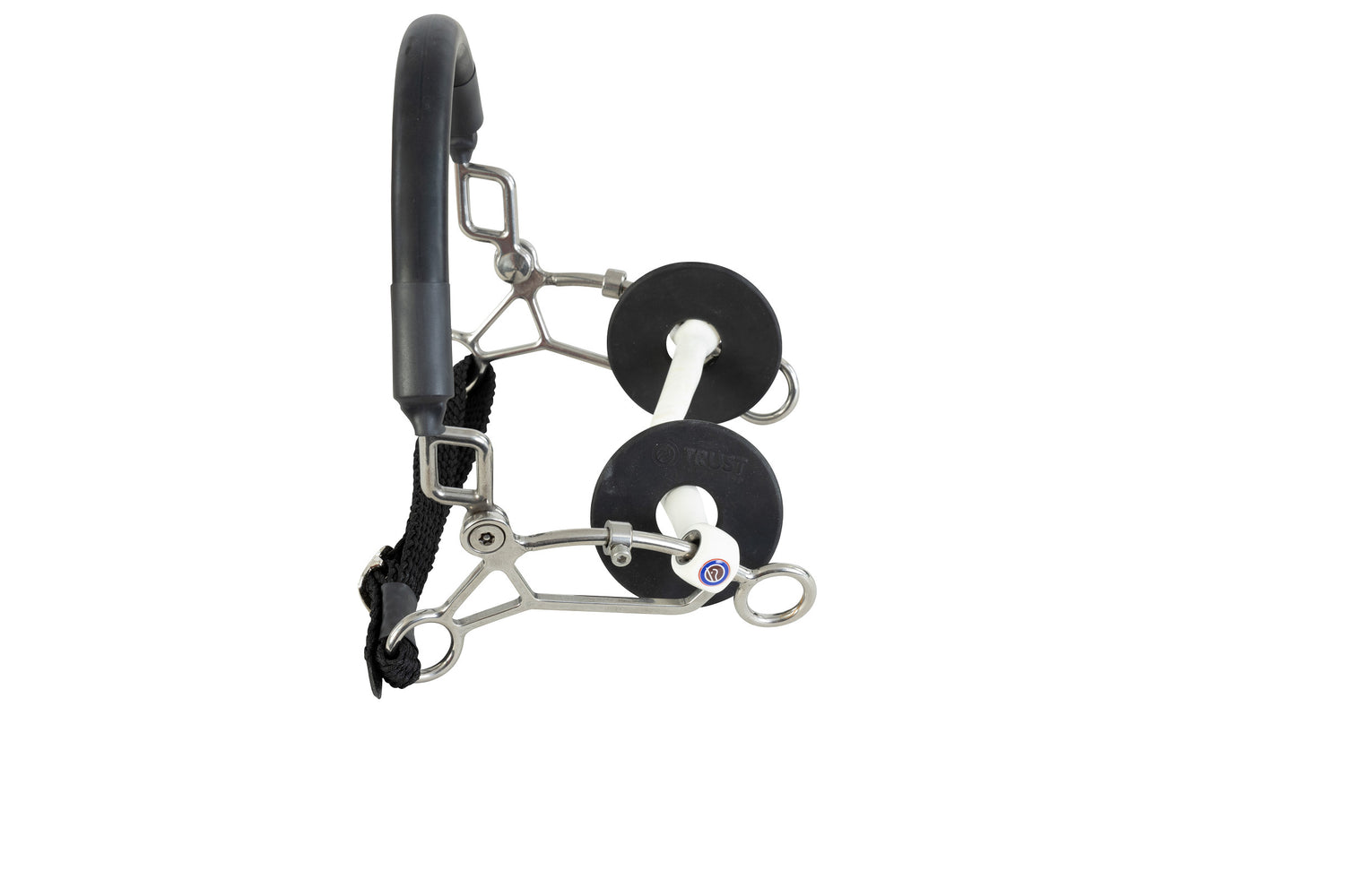 soft plastic hackamore combination bit for strong horses