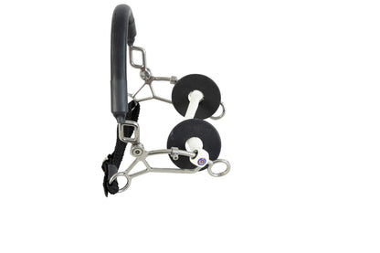 soft plastic hackamore combination bit for strong horses