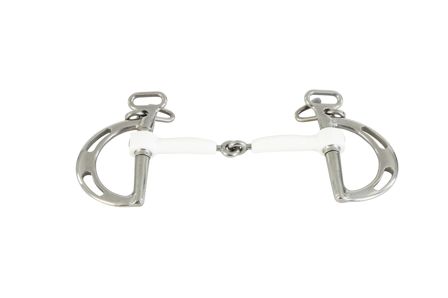 soft plastic kimblewick bit with adjustable leverage