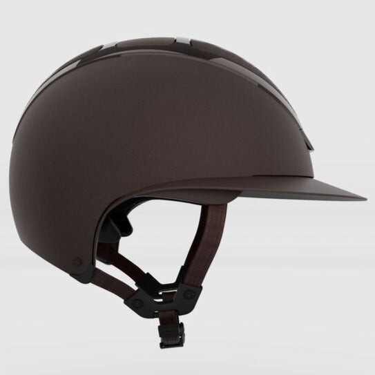 Riding Helmet Star Lady Chrome Brown