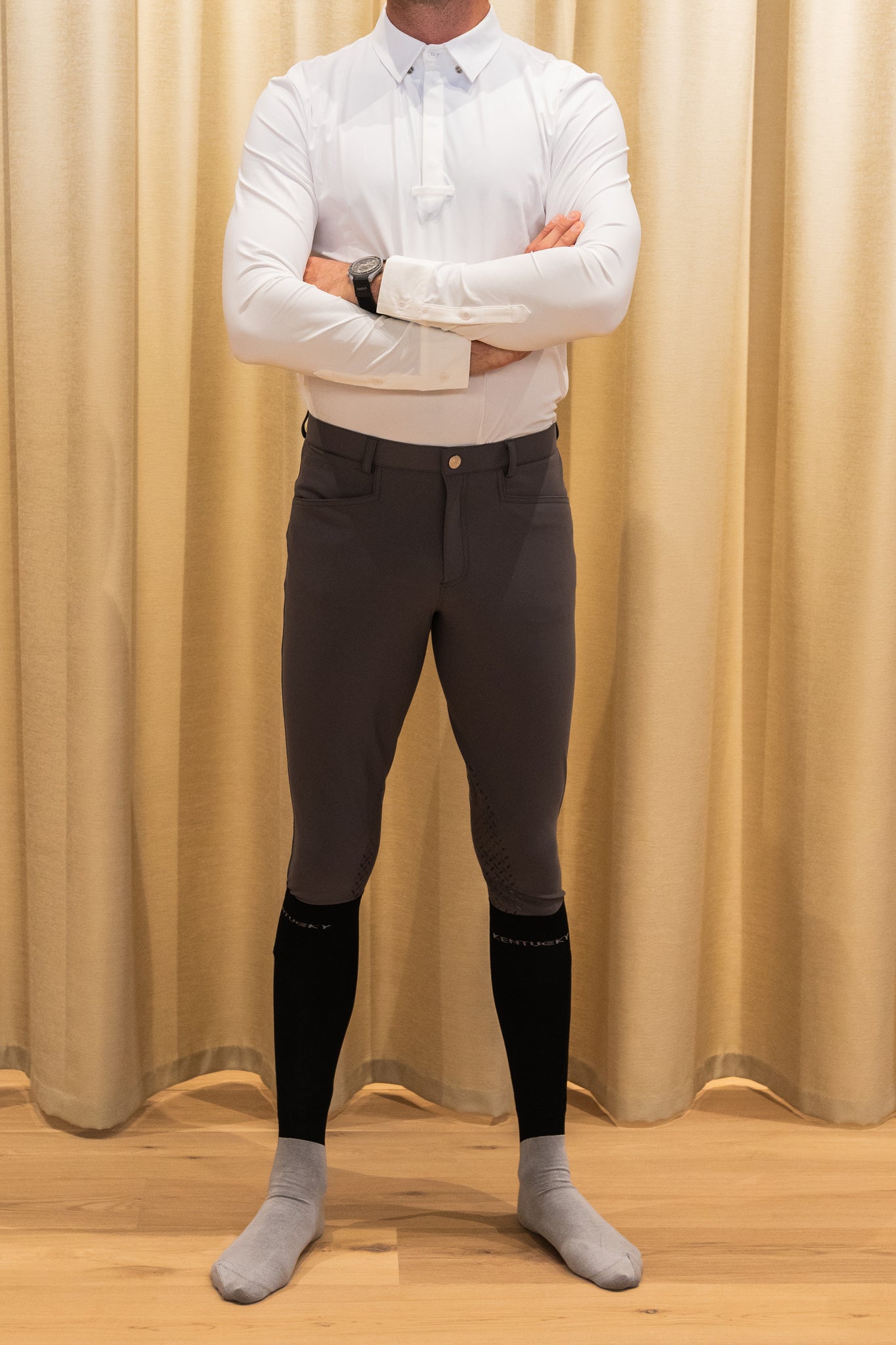 Man Breeches Knee Grip Mexico new