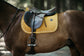 Yellow saddle cloth for horses