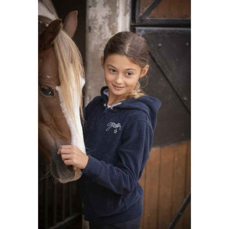soft young equestrian hoodie