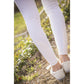 Elegant equestrian breeches for women with subtle rhinestone detailing.