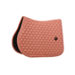 Elegant onion quilted saddle pad designed to help protect against friction