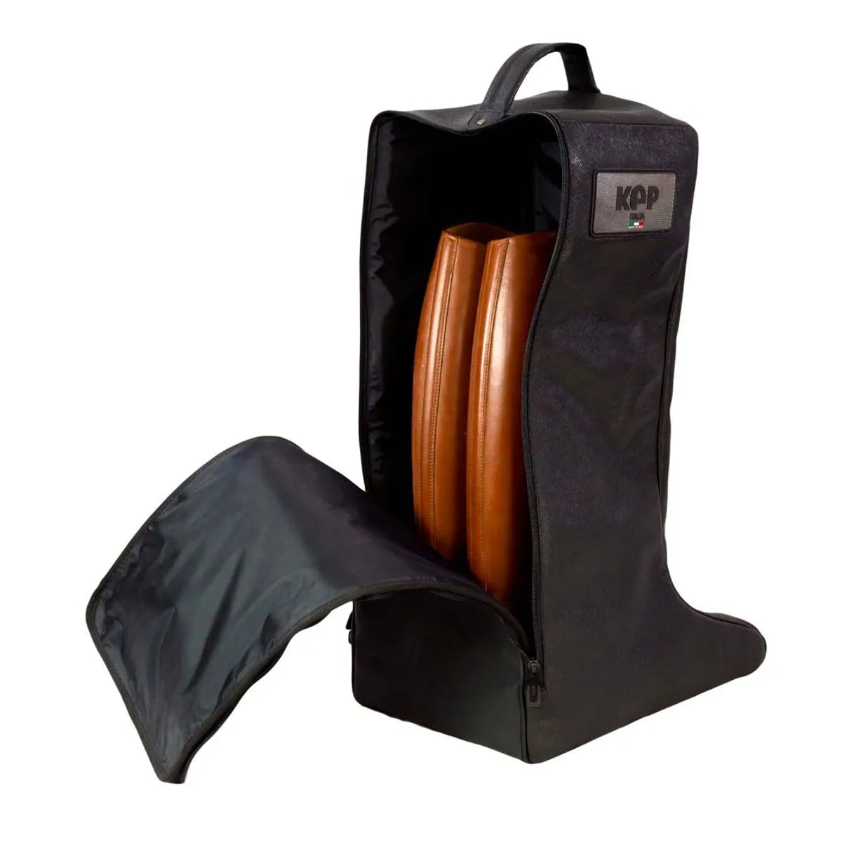 Durable equestrian boot carrier