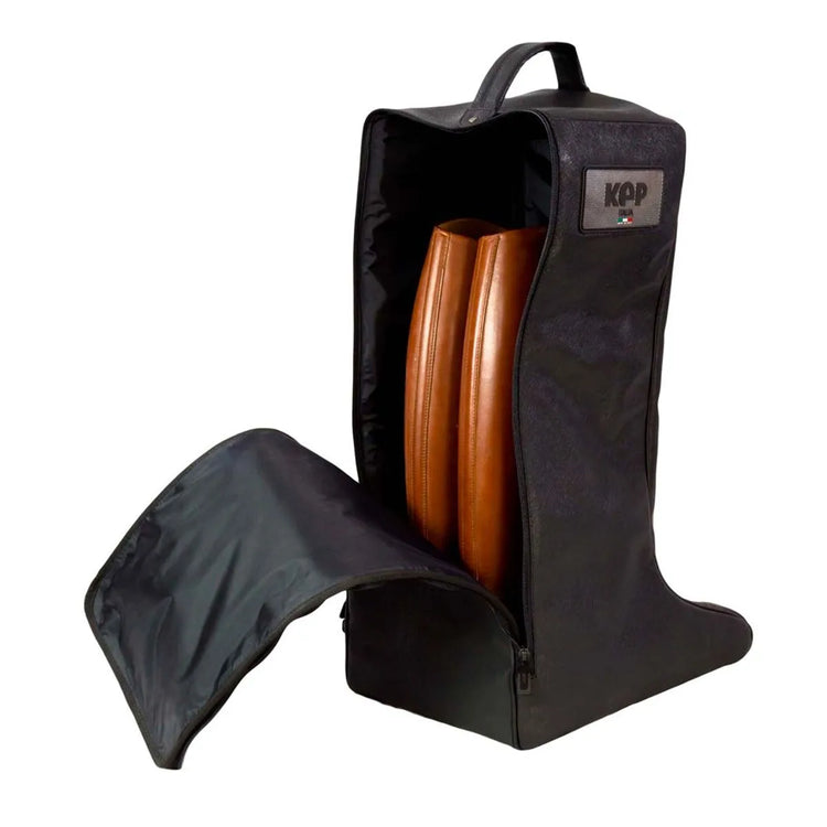 Durable equestrian boot carrier
