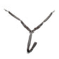 Equestrian breastplate with martingale attachment for a versatile tack setup.