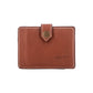 Equestrian-inspired leather card wallet with embossed detailing