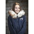 warm fleece lined short winter jacket for horseback riding