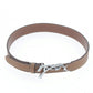 Equestrian leather belt for riding and casual wear.