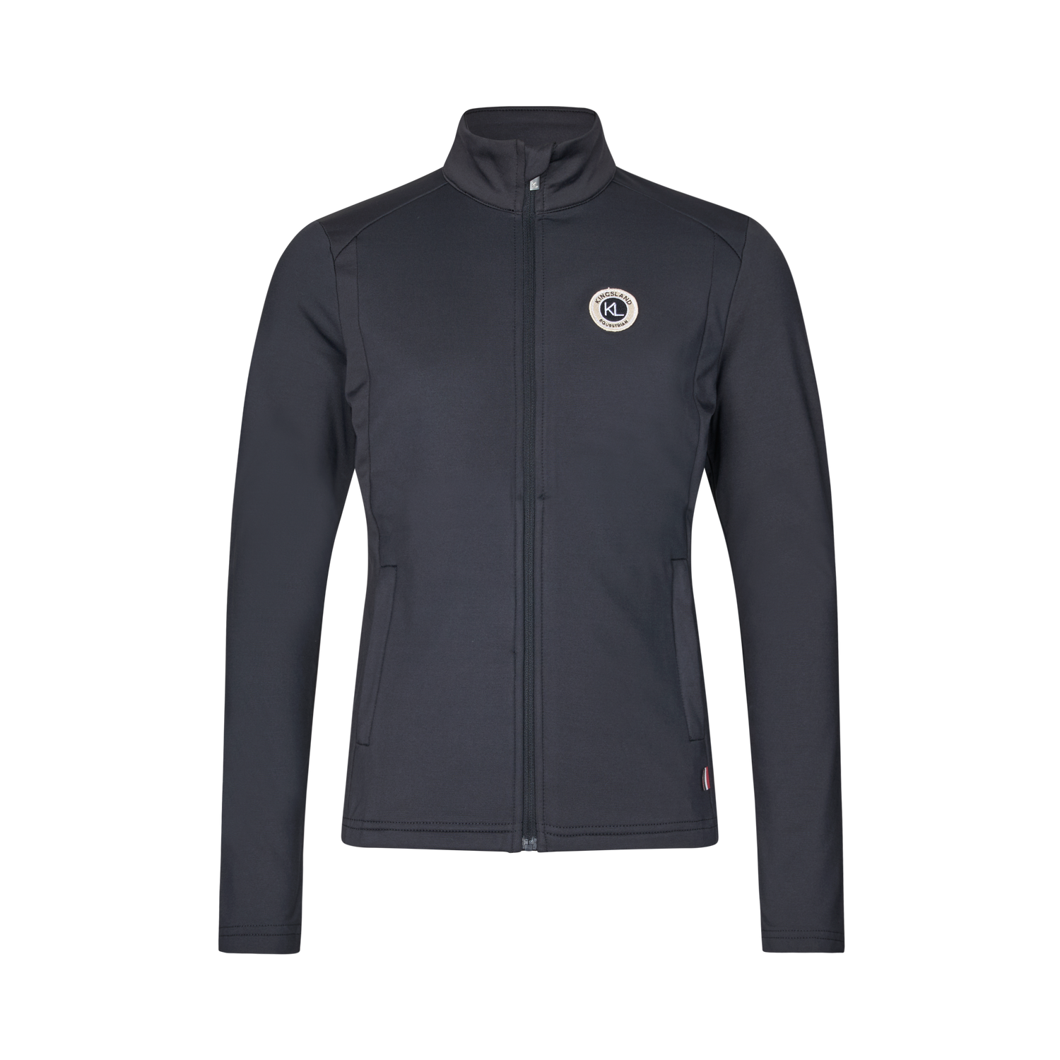 Sporty micro fleece jacket for riders