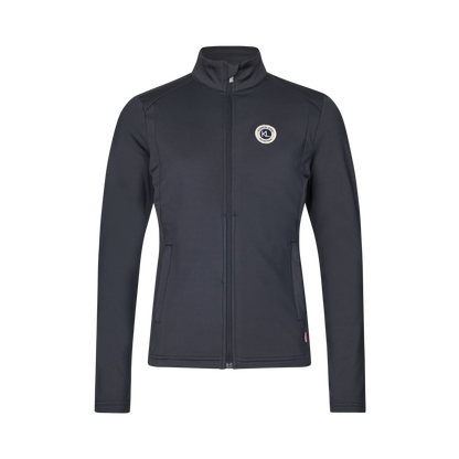 Sporty micro fleece jacket for riders