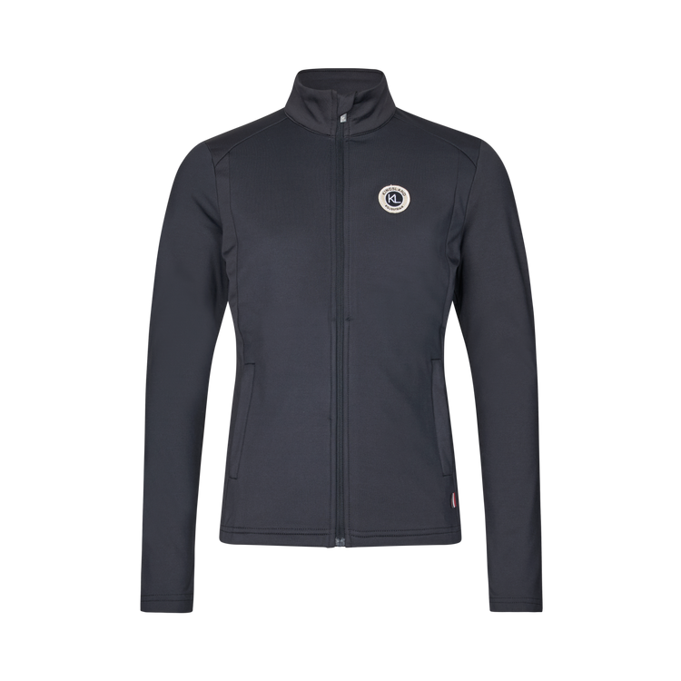 Sporty micro fleece jacket for riders