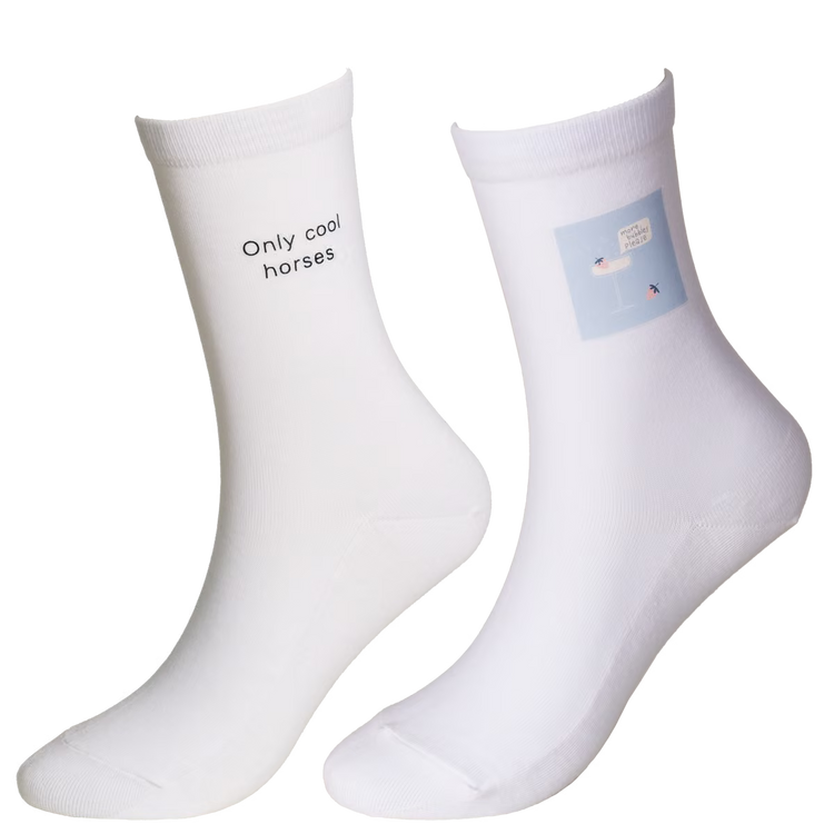 Horse riding socks offering a comfortable and secure fit.