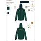 Equestrian sweatshirt with ribbed cuffs and waistband