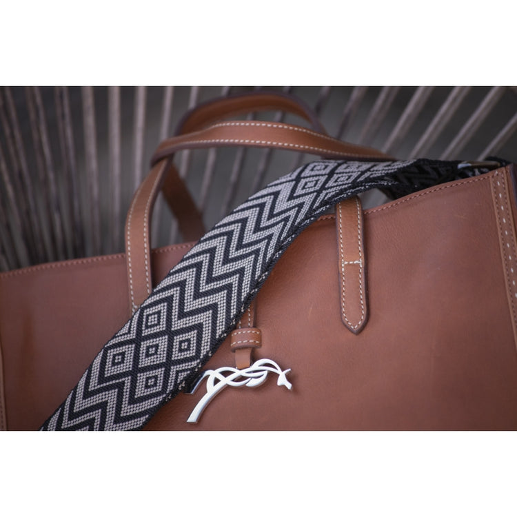 Equestrian tote bag for women with sophisticated everyday styling.