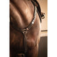 Equestrian training collar for horses designed for versatile everyday training use.