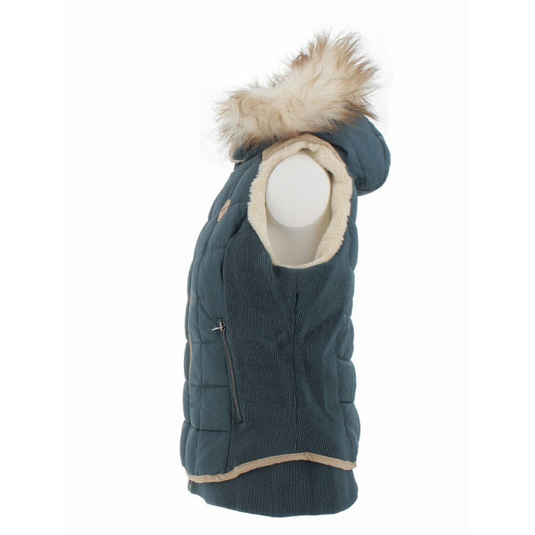 Equestrian vest for horse riders suitable for stable and casual wear.