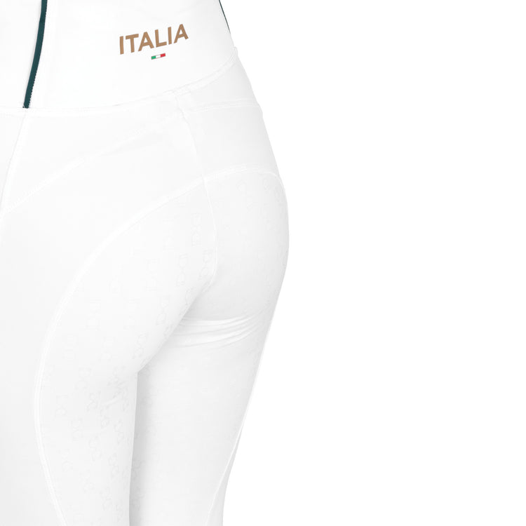 Equestro FISE 100 slim-fit riding leggings with practical side pocket