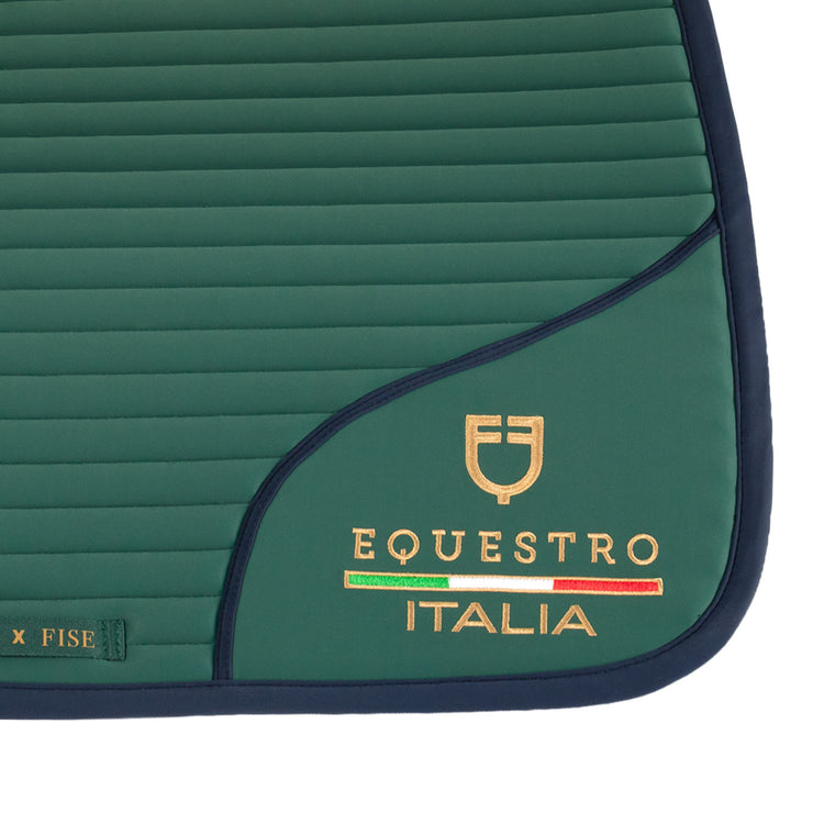 Equestro X FISE 100 Jumping Saddle Pad with Embroidered Logo