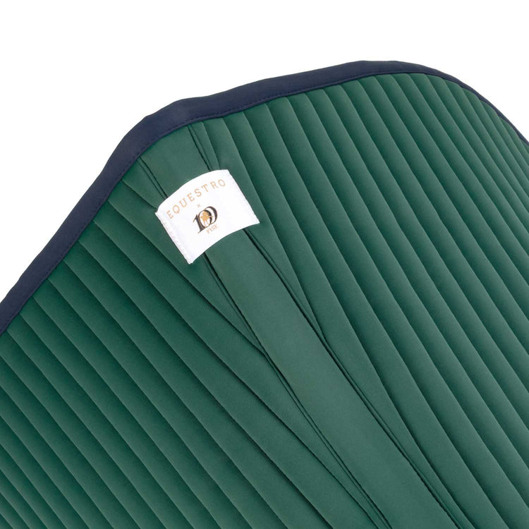 Equestro FISE 100 jumping saddle pad with breathable honeycomb lining