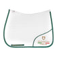 Equestro X FISE 100 technical dressage saddle pad with embroidered logo details