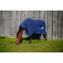 Cooling sheet with fixed neck cover for horses