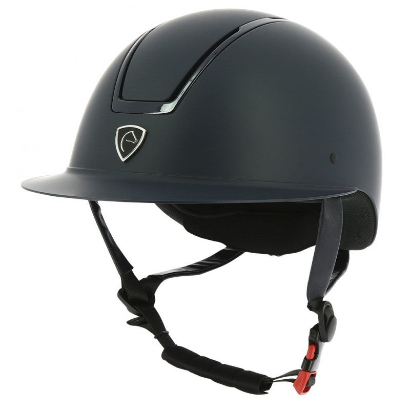 Dark navy horse riding helmet