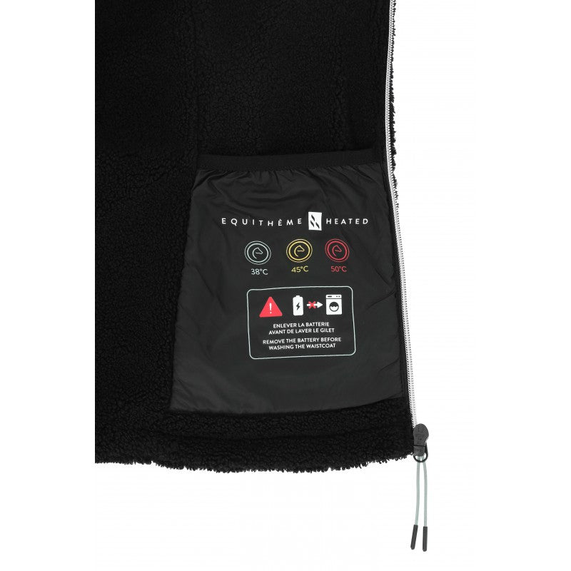 Equitheme rechargeable riding vest with hood