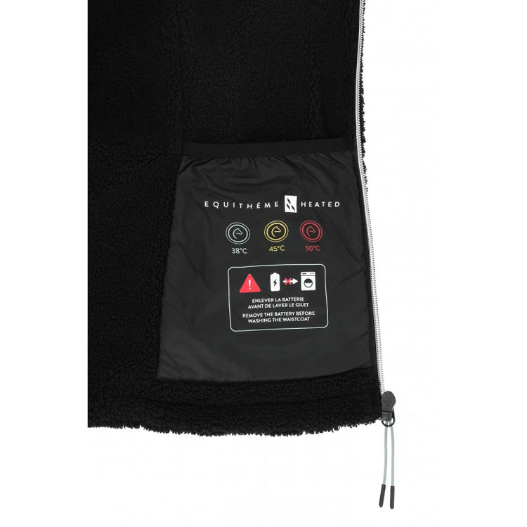 Equitheme rechargeable riding vest with hood