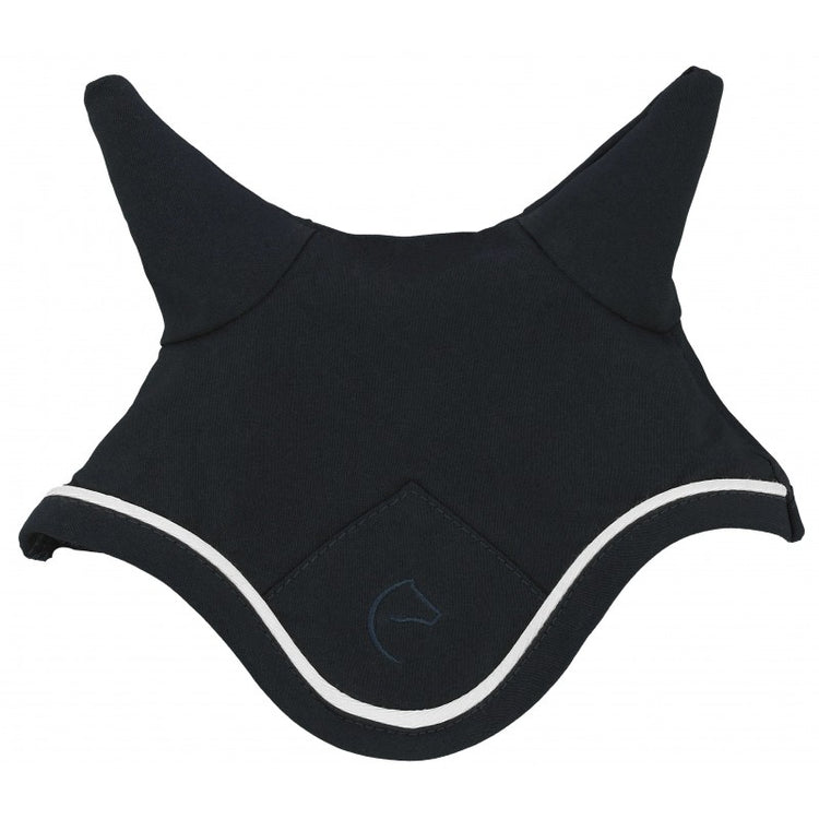 Equitheme Pony Academy fly veil with white piping