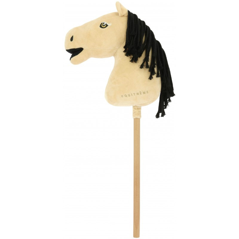 Equitheme Pony Academy Hobby Horse EK-Caramel with soft plush head