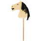 Equitheme Pony Academy Hobby Horse EK-Caramel with soft plush head