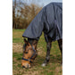 breathable 1200d horse blanket with elastic leg straps navy