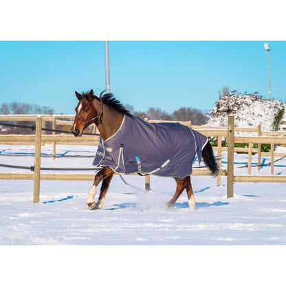 Waterproof 1200D recycled turnout rug for horses