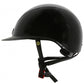 Wide brim equestrian helmet with MIPS